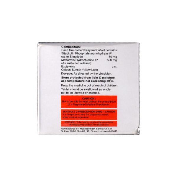 QSITA M SR 50/500 Tablet 10's