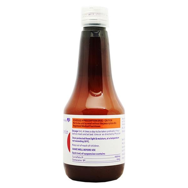 SPARACID O MINT FLAVOUR Suspension 200ml