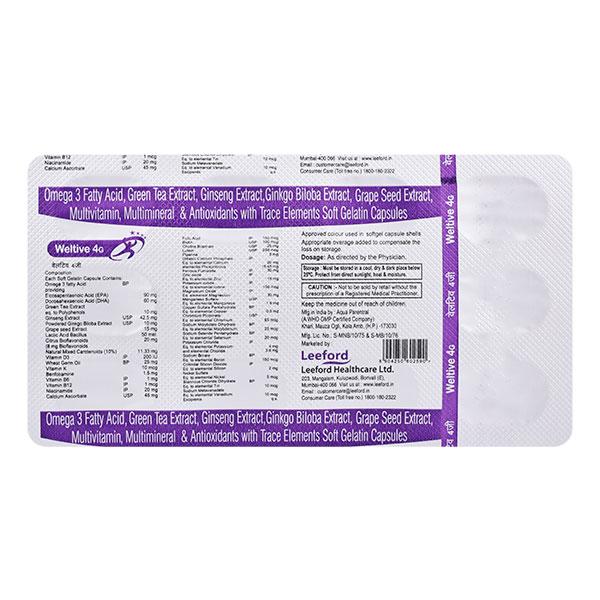 Weltive 4G Capsule 10'S