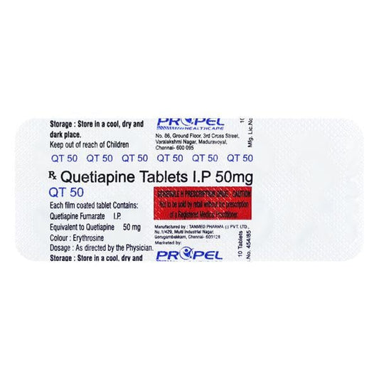 QT 50 Tablet 10's - Global Surgicals