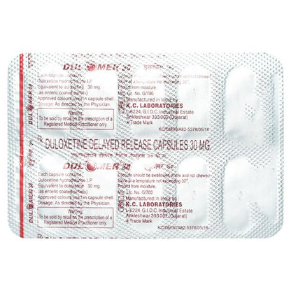 DULOMER 30 Tablet 10's