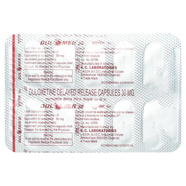 DULOMER 30 Tablet 10's