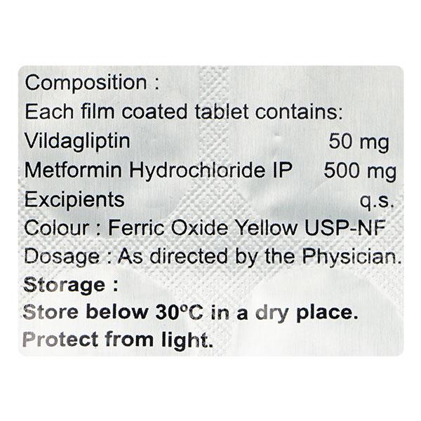 GLIPACURE M 50/500 Tablet 15's