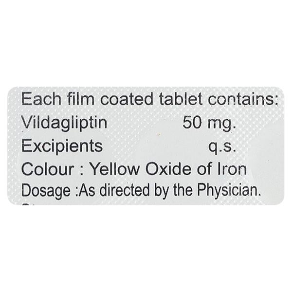 VILDABET 50 Tablet 15's