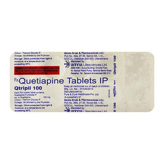 Qtripil 100mg Tablet 10'S - Global Surgicals