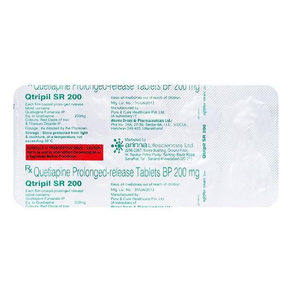 Qtripil SR 200mg Tablet 10'S - Global Surgicals