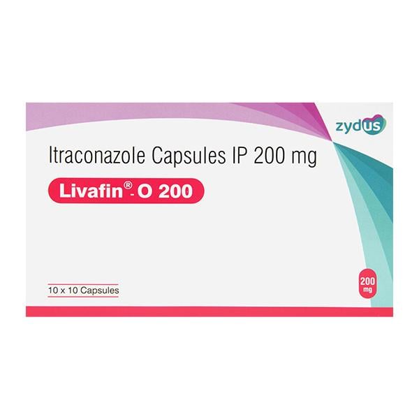 LIVAFIN O 200 Capsule 10's
