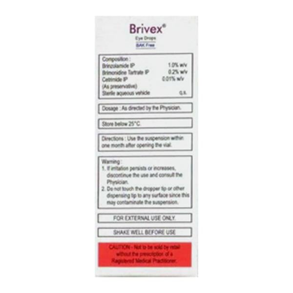 BRIVEX BAK FREE Eye Drops 5ml