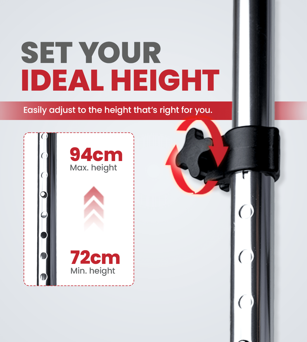 Quadbase Elite Walking Stick - Global Surgicals