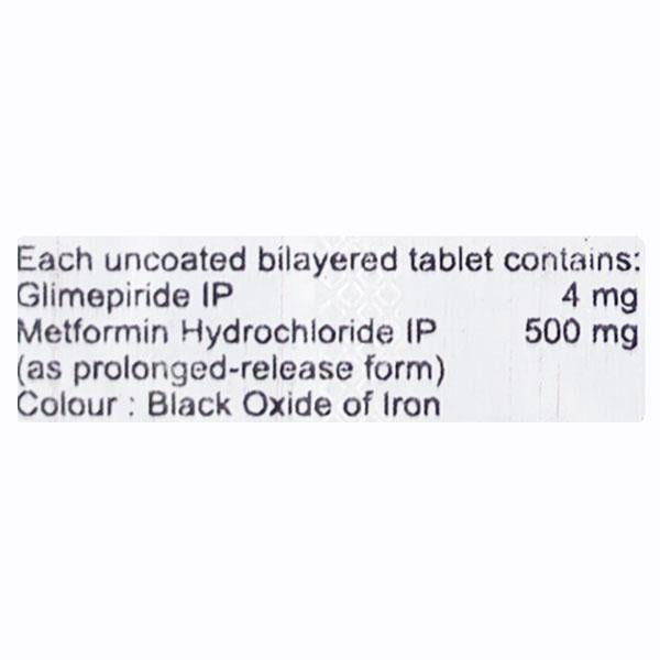 Switglim M 4mg/500mg Tablet 10'S
