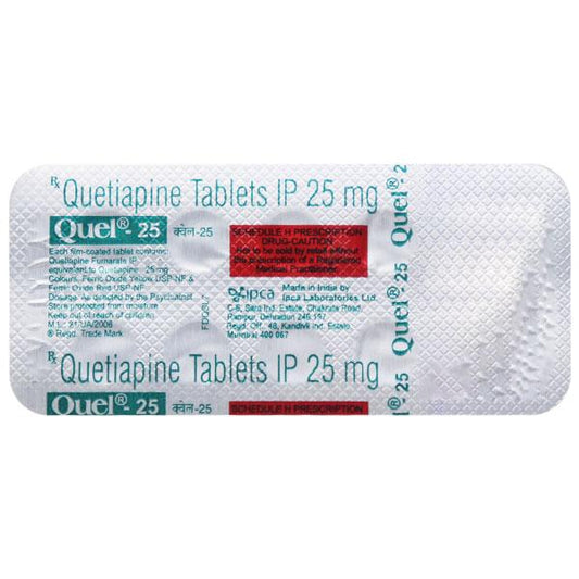 Quel 25mg Tablet 10'S - Global Surgicals