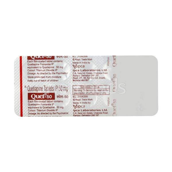 Quel 50mg Tablet 10'S - Global Surgicals