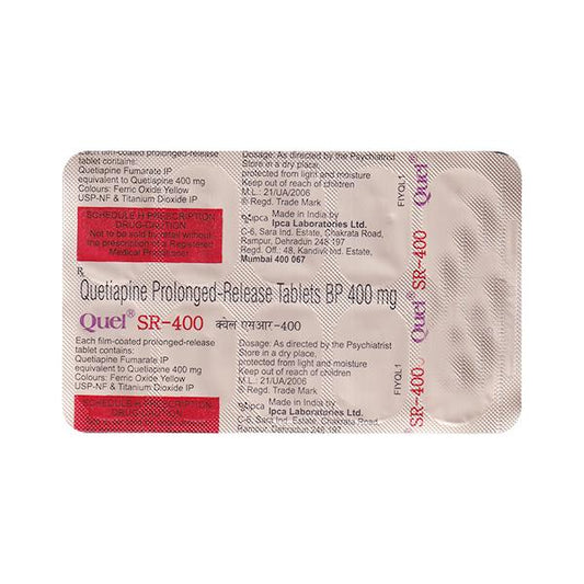 Quel SR 400mg Tablet 10'S - Global Surgicals