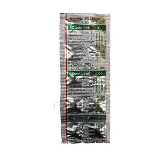 Quetalent SR 100mg Tablet 10'S - Global Surgicals