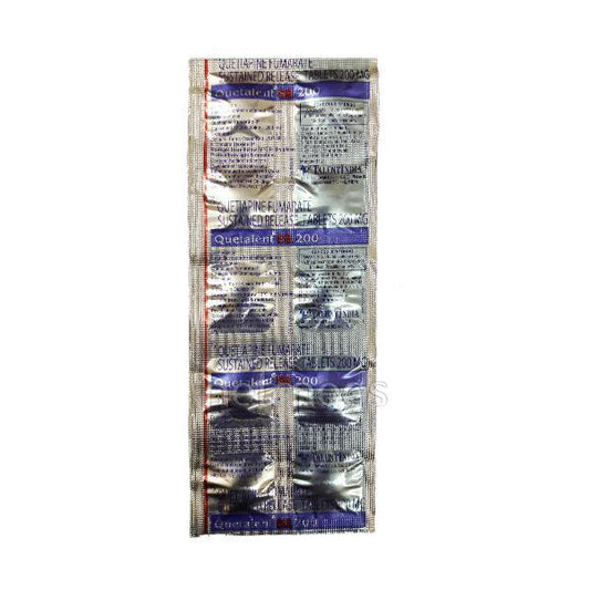 Quetalent SR 200mg Tablet 10'S - Global Surgicals