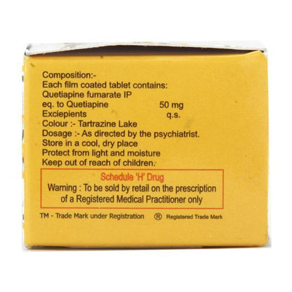 Quetigress 50mg Tablet 10'S - Global Surgicals