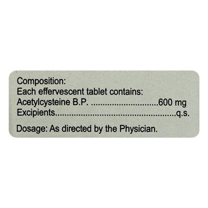 QUICNAC 600 SUGAR FREE ORANGE FLAVOUR Effervescent Tablet 10's - Global Surgicals