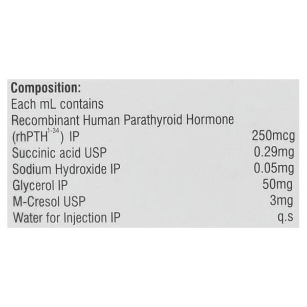 Tricium Pth 750mcg Injection 1'S