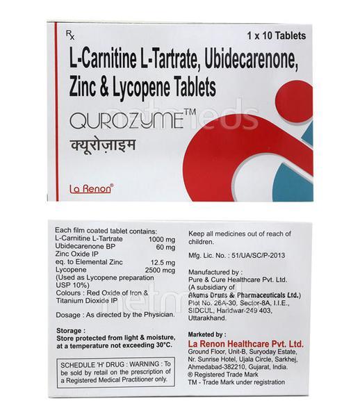 Qurozyme Tablet 10'S - Global Surgicals