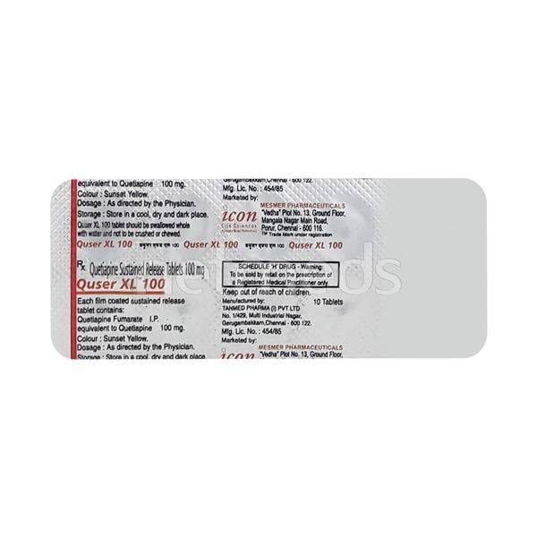 Quser XL 100mg Tablet 10'S - Global Surgicals