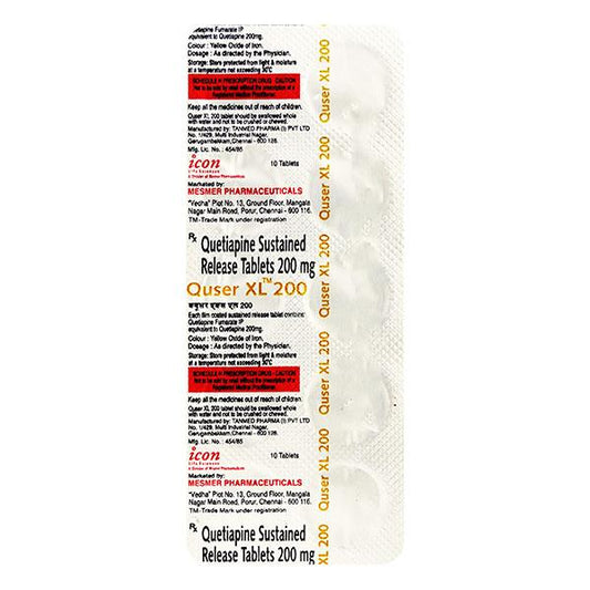 Quser XL 200mg Tablet 10'S - Global Surgicals