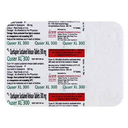 Quser XL 300mg Tablet 10'S - Global Surgicals