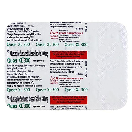 Quser XL 300mg Tablet 10'S - Global Surgicals