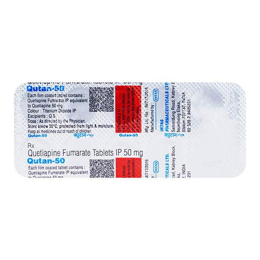 Qutan 50mg Tablet 10'S - Global Surgicals