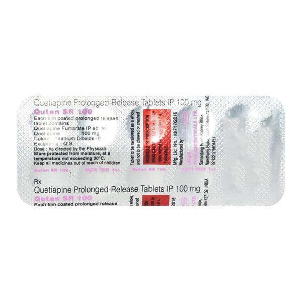 Qutan SR 100mg Tablet 10'S - Global Surgicals