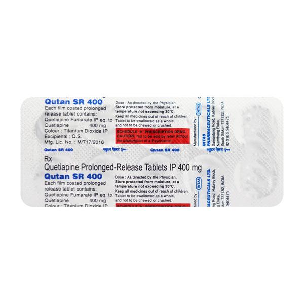 Qutan SR 400mg Tablet 10'S - Global Surgicals