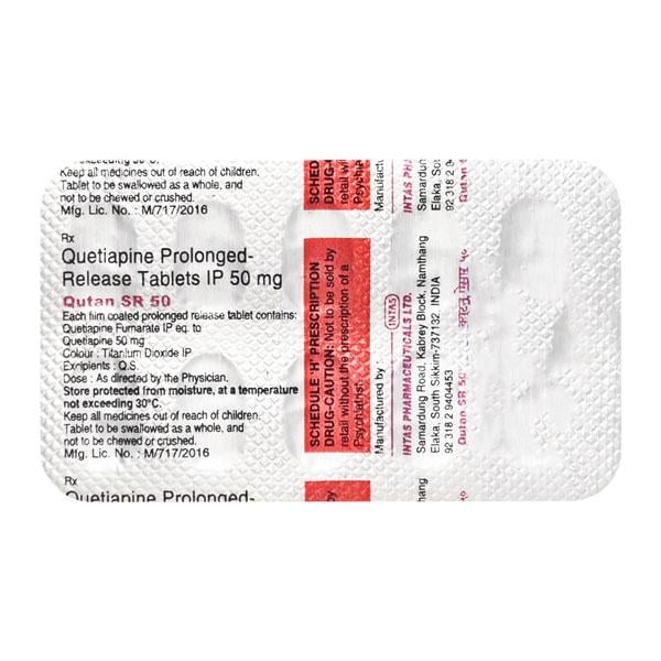 Qutan SR 50mg Tablet 10'S - Global Surgicals