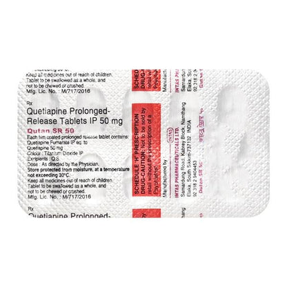 Qutan SR 50mg Tablet 10'S - Global Surgicals