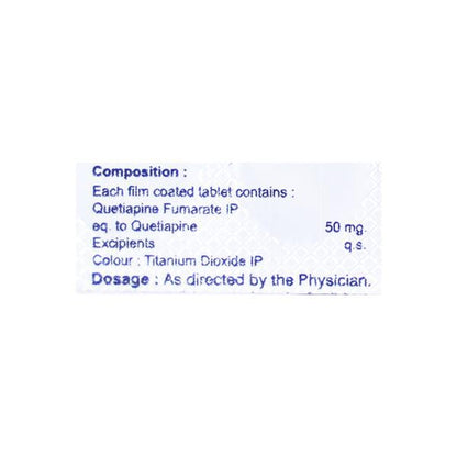 QUTIDIN 50 Tablet 10's - Global Surgicals