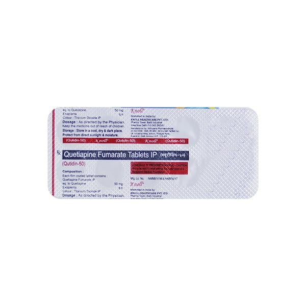QUTIDIN 50 Tablet 10's - Global Surgicals