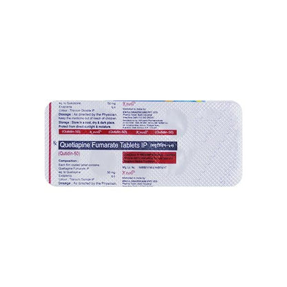 QUTIDIN 50 Tablet 10's - Global Surgicals