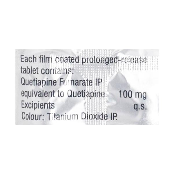 Qutipin SR 100mg Tablet 10'S - Global Surgicals