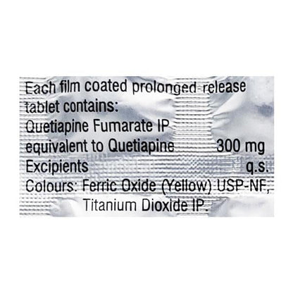 Qutipin SR 300mg Tablet 10'S - Global Surgicals