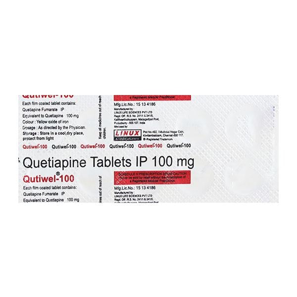 Qutiwel 100mg Tablet 10'S - Global Surgicals