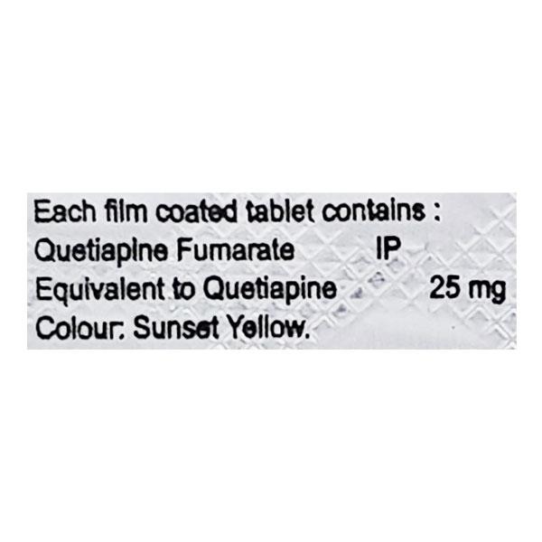 Qutiwel 25mg Tablet 10'S - Global Surgicals