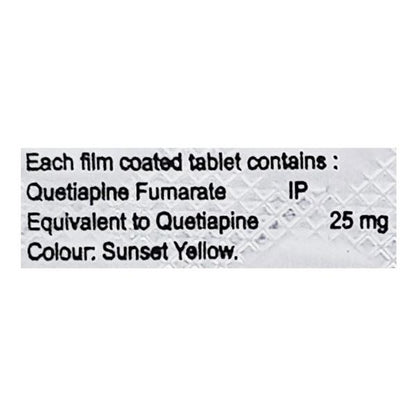 Qutiwel 25mg Tablet 10'S - Global Surgicals