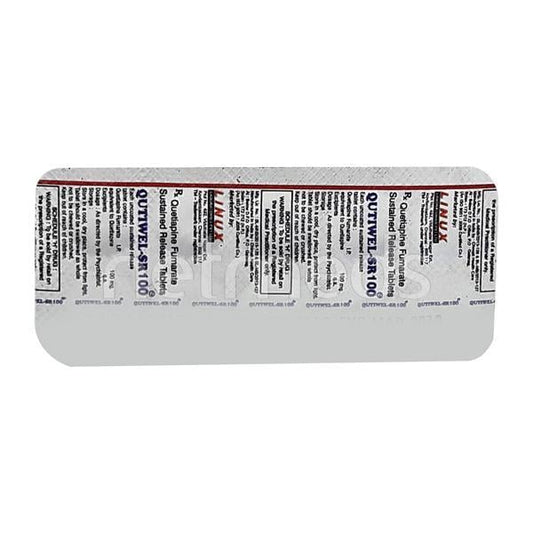 Qutiwel SR 100mg Tablet 10'S - Global Surgicals