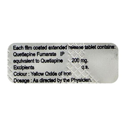 Qutiwel SR 200mg Tablet 10'S - Global Surgicals