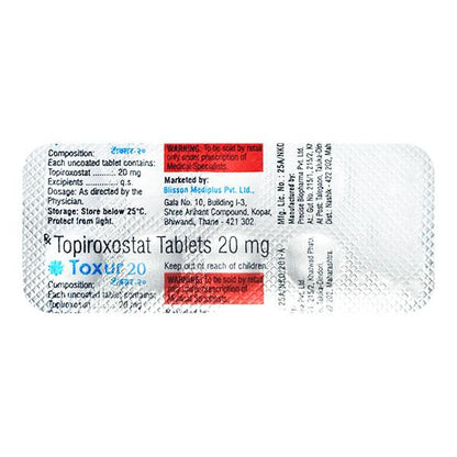TOXUR 20 Tablet 10's