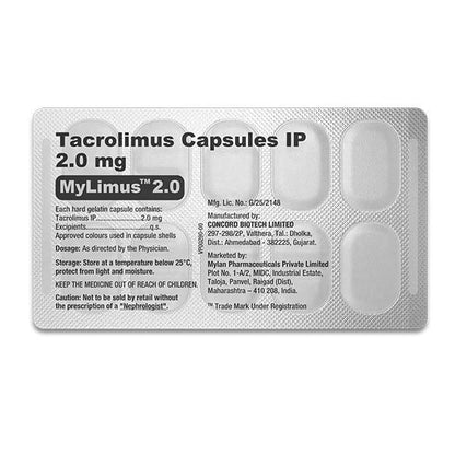 Mylimus 2mg Capsule 10'S