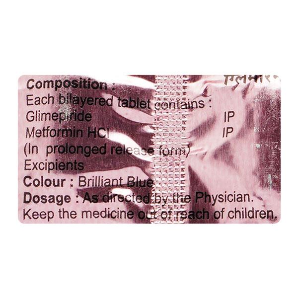 GLIMERIN M 1mg Tablet 10's