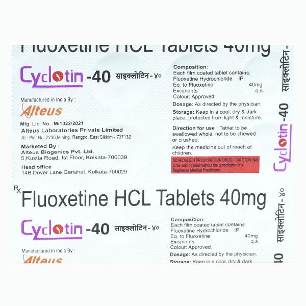 CYCLOTIN 40 Tablet 15's
