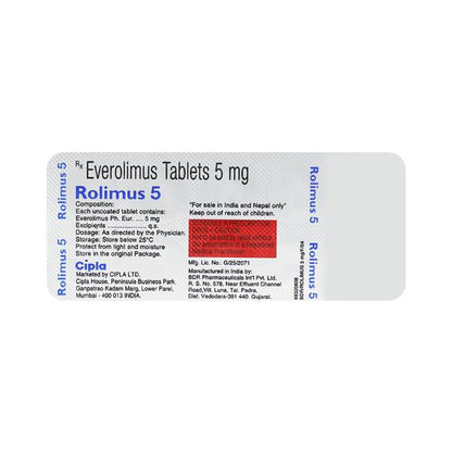 Rolimus 5mg Tablet 10'S