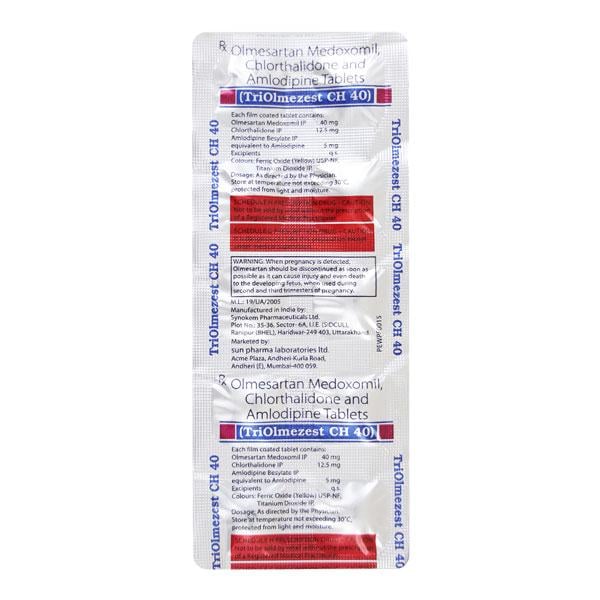 TRIOLMEZEST CH 40mg Tablet 10's