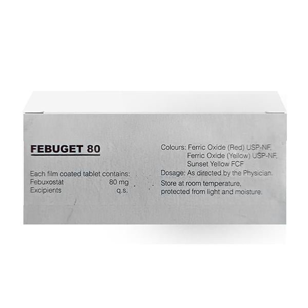 Febuget 80mg Tablet 10'S