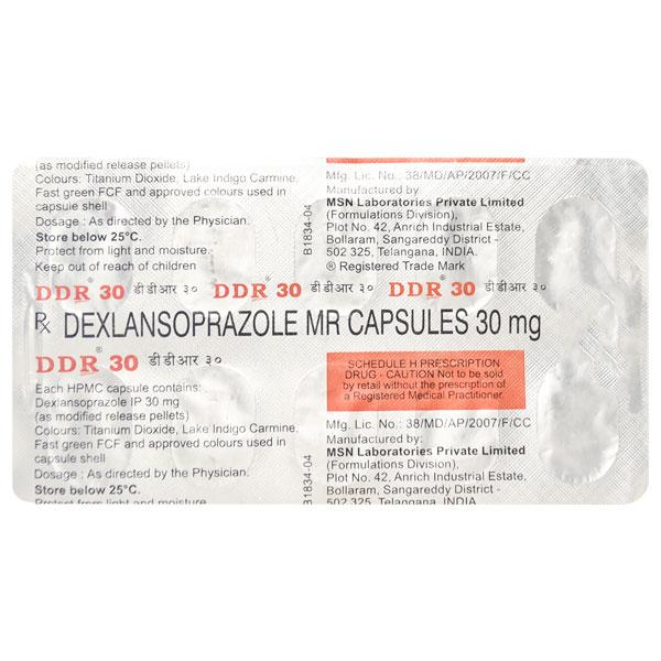 DDR 30mg Capsule 10'S